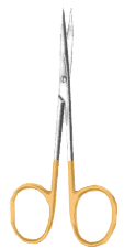 STEVENS Tenotomy Scissors Straight Delicate T.C. One Blade Serrated