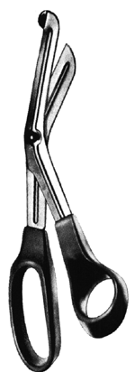 Universal Shears w/Black Plastic Handles - Small 5.5&quot;