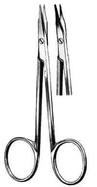 STEVENS Tenotomy Scissors Straight 4.5&quot;