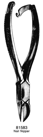 Bone Nipper with Concave Jaws 5.5&quot;