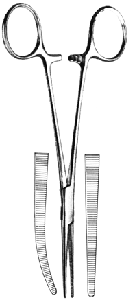 CRILE Forceps Curved 5.5&quot;