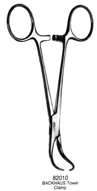 BACKHAUS Gathering Towel Clamp 5.5&quot;