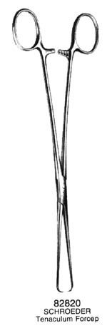 BRAUN Tenaculum Forceps 10&quot;