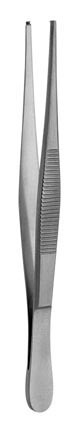 TISSUE FORCEPS 1x2 TEETH 5&quot;