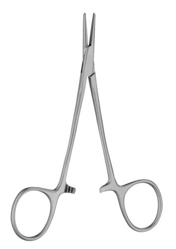 WEBSTER Needle Holder Smooth Jaws 4.5&quot;