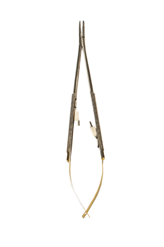 Castro Needle Holder 7&quot; Round Handle TC Jaws CVD