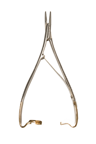 Mathieu Needle Holder 6.5&quot; TC Jaws Straight