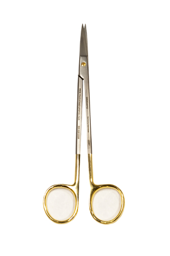 Kelly Scissors TC, 1 Blade Serrated 7&quot; Straight