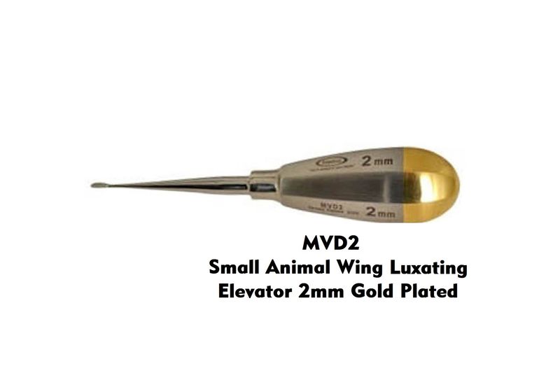 Small Animal Wing Luxating Elevator 2mm Plain