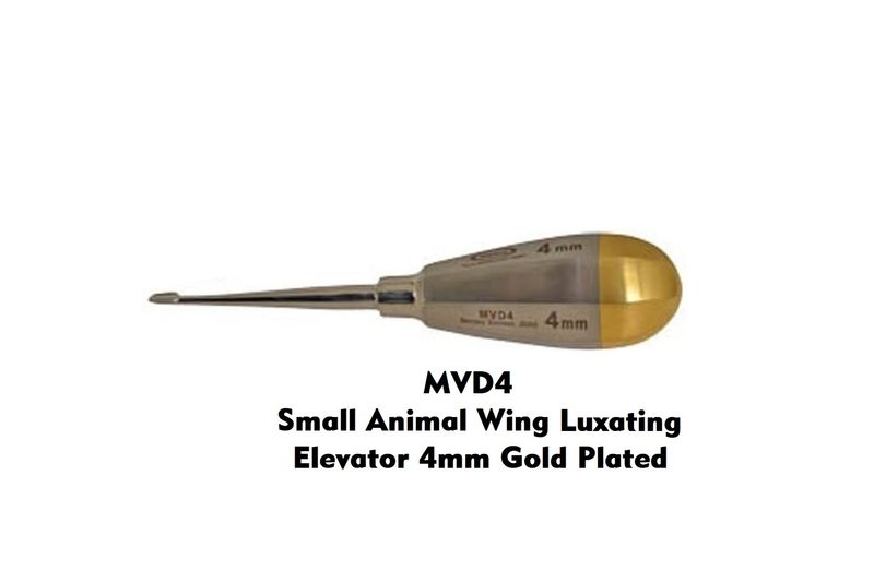 Small Animal Wing Luxating Elevator 4mm Plain