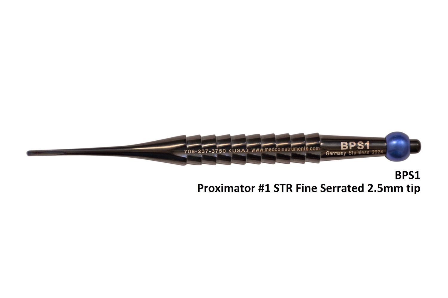 Black Proximator 2.5mm Straight Serrated