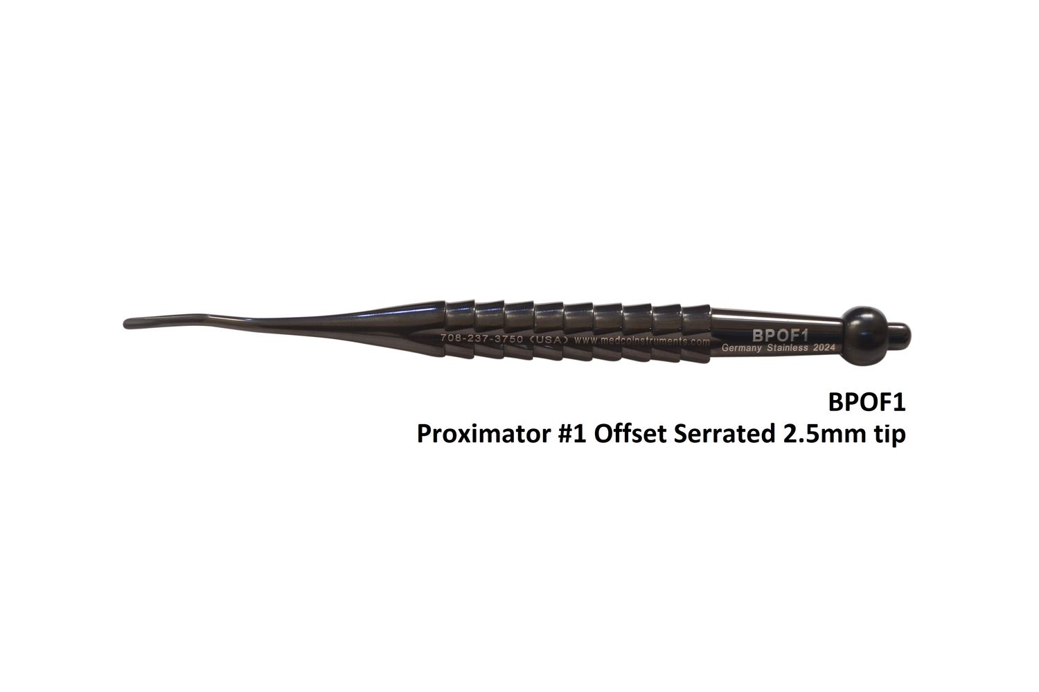 Black Proximator 2.5mm Offset Serrated