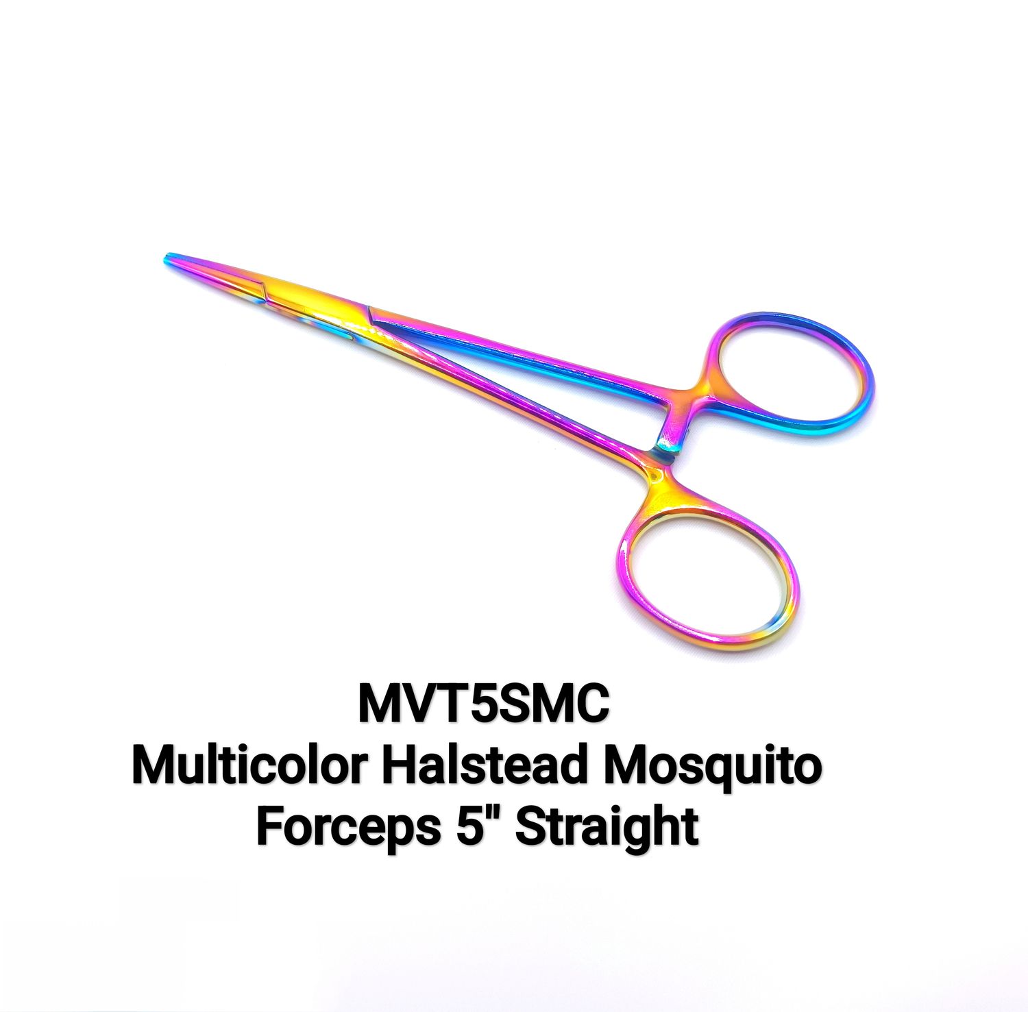 Multicolor Halstead Mosquito Forceps 5" Straight