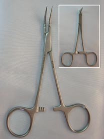 Stieglitz Roots Fragment Forceps 5½&quot; Very Fine Tips. 45 Deg