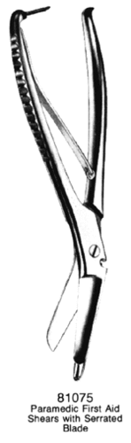 Paramedic First Aid Shears w/Serrated Blade 8.5&quot;