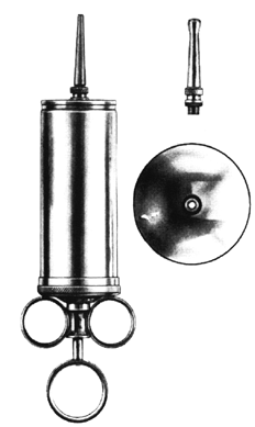 Ear Syringe 3oz Chrome