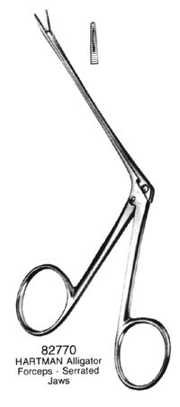 HARTMAN Alligator Forceps Serrated 5.5&quot;