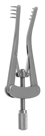 ALM Retractor Blunt/Blunt 4x4 Prongs 2.5&quot;