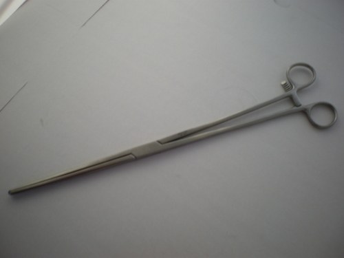 BOZEMAN Dressing Forceps Large 14&quot; Straight