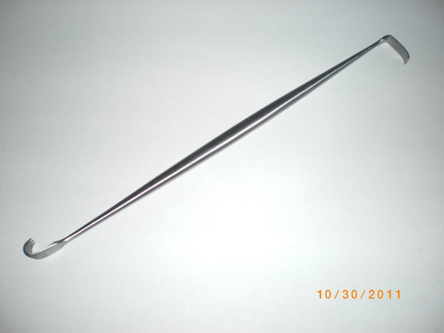 SENN Retractor Sharp 3 Prong Double Ended 10&quot; GERMAN STAINLESS