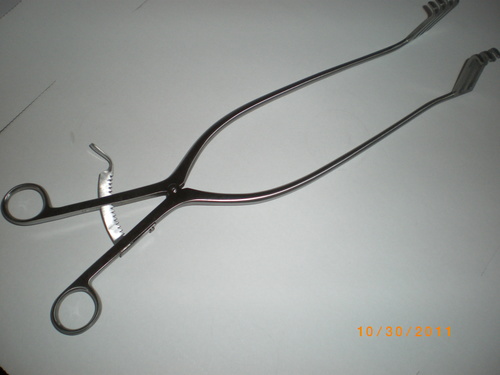 WEITLANER Retractor 3x4 Teeth Blunt 12&quot;