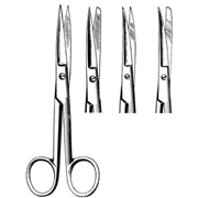 OPERATING &amp; DRESSING SCISSORS S/S STR 5.5&quot;