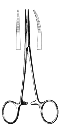 KELLY Forceps Curved 5.5&quot;