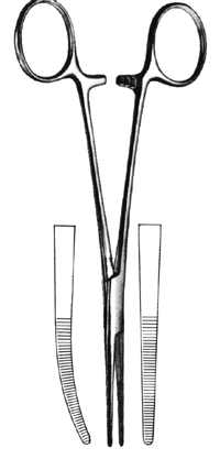 RANKIN-KELLY Forceps Curved 6.25&quot;