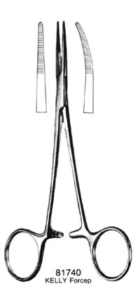 PROVIDENCE Forceps Curved 5.5&quot;