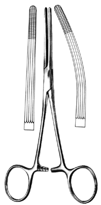 ROCHESTER-CARMALT Forceps Curved 6.25&quot;