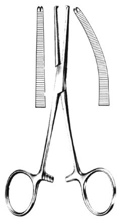 ROCHESTER-OCHSNER Forceps Curved 6.25&quot;