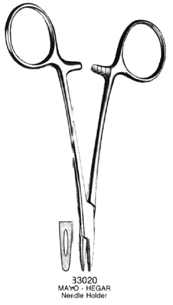 MAYO-HEGAR Needle Holder 5¼&quot;