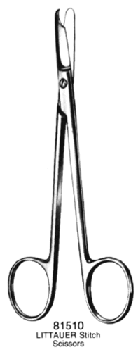LITTAUER Stitch Scissors 4.5&quot;