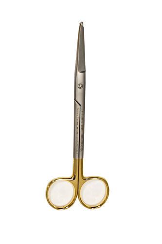 Suture Scissors TC Jaws, 1 Blade Serrated 7&quot; Straight