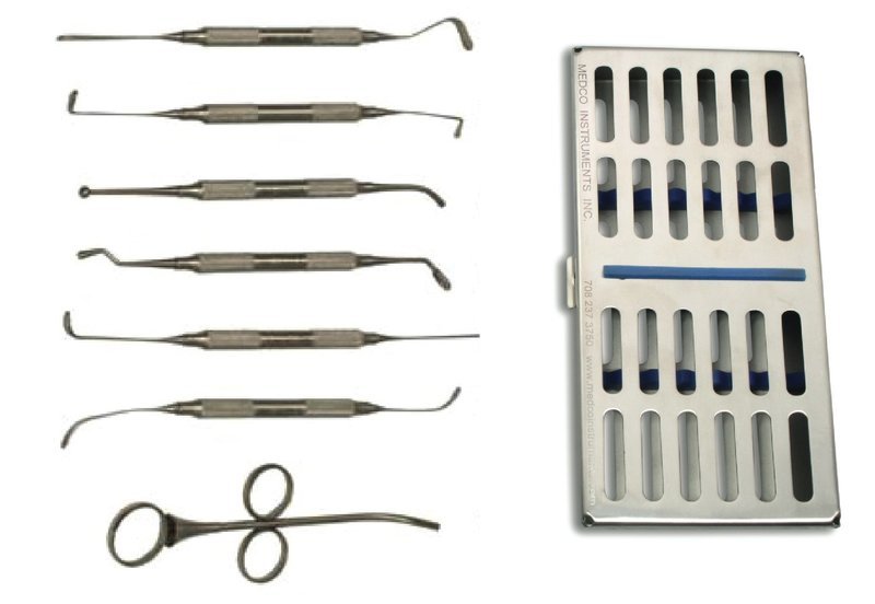 Sinus Lift Elevators Liebinger Set of 7 Case Included