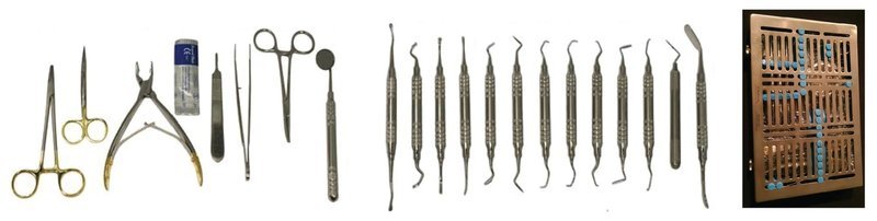 Soft Tissue Perio Surgery Set of 19 With Free Case