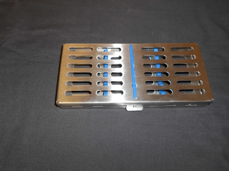 Sterile Metal Cassette Holds 7 Instruments