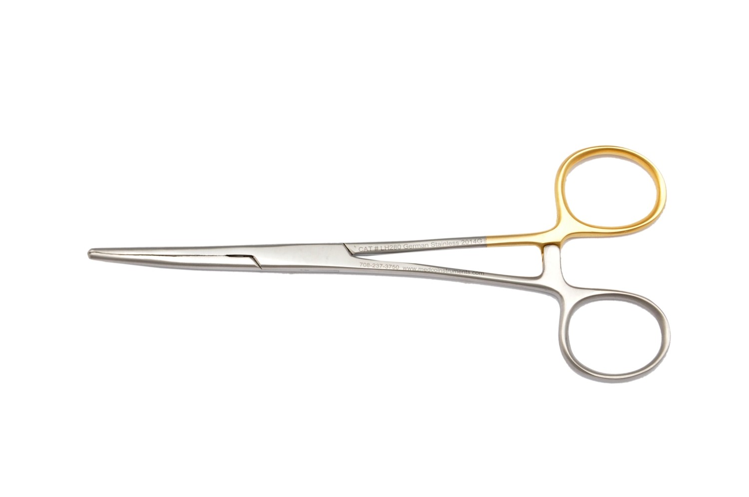 LEFT HANDED Carmalt Forceps 6.5&quot; Curved