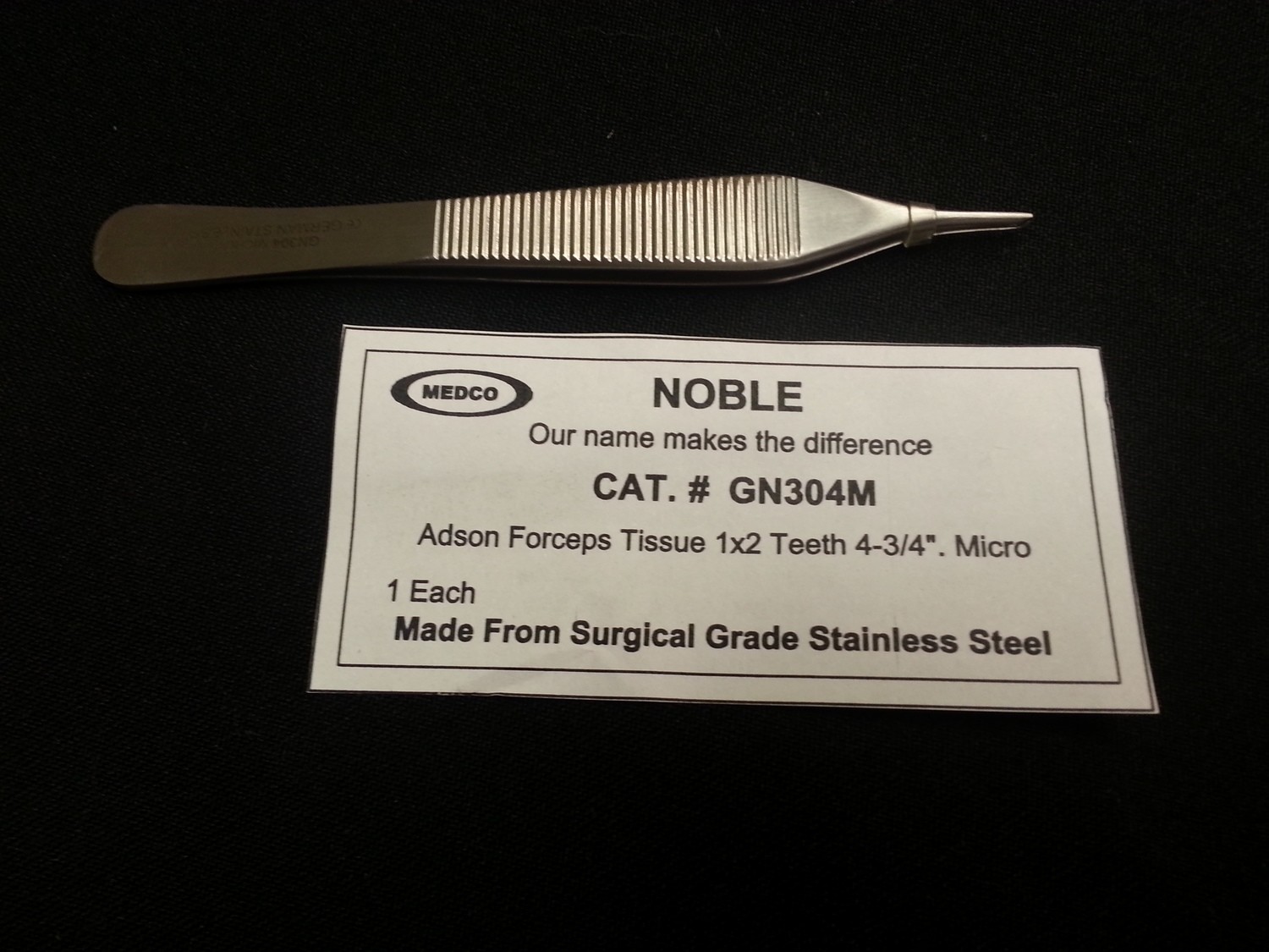 ADSON Tissue Forceps 1x2 Teeth 4¾&quot; Micro Tip