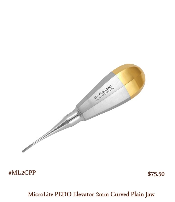 Elevator 2mm Curved Plain Tip