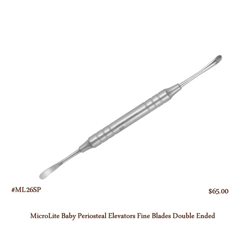 Periosteal Baby Elevators Fine Blades Double Ended