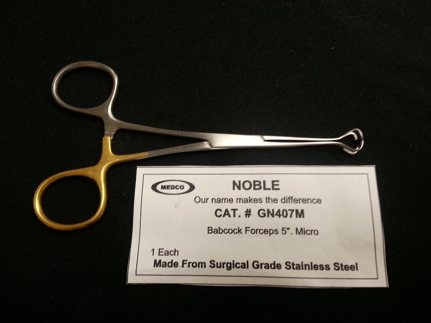 BABCOCK Forceps 5&quot; Micro Tip