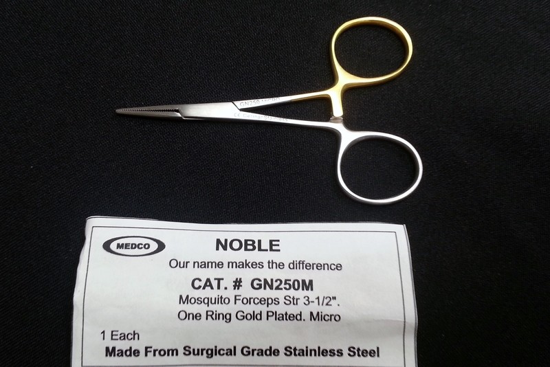 MOSQUITO Forceps 3½&quot; Straight Micro Tip