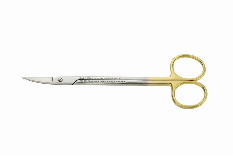 Kelly Scissors 6½&quot; Curved TC Tips Serrated