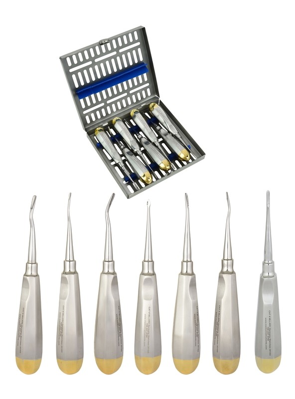 PROXITOME set of 7 serrated Tips with case