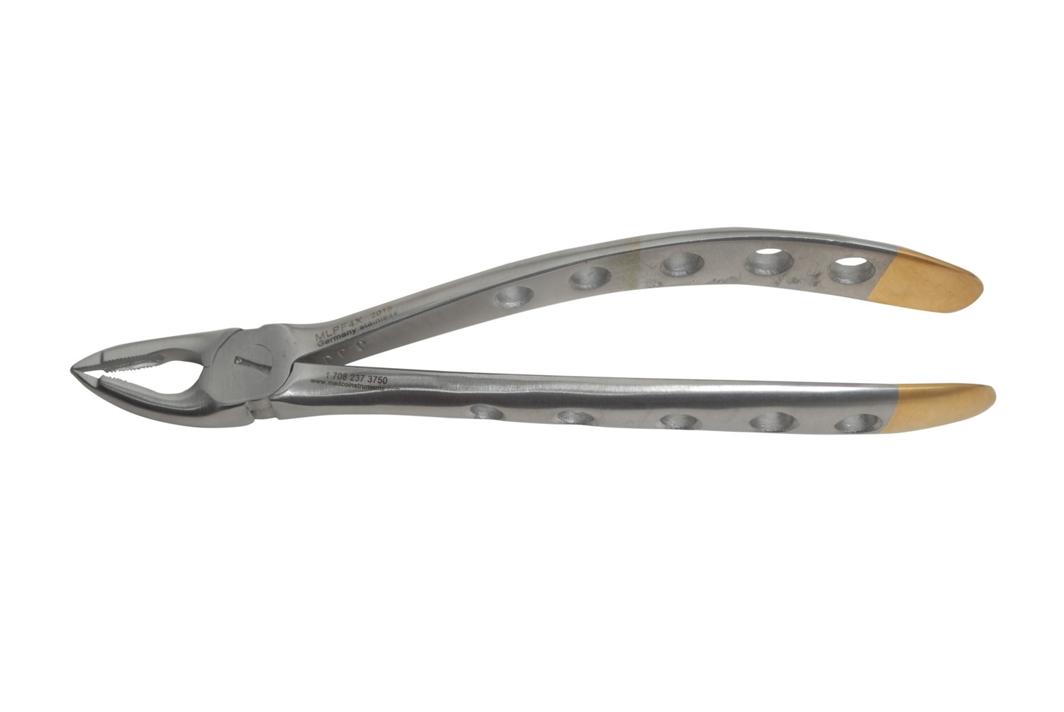 Upper Universal Extraction Foceps Perforated Handles EZ Grip Tips
