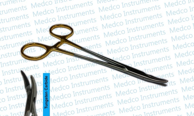 CRILEWOOD Needle Holder 6&quot; TC  Jaws Curved