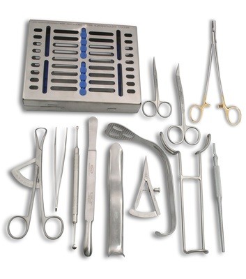 Implant Basic Starter Kit 11 instruments with case