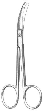 Northbent Suture Scissors 4½" Angular
