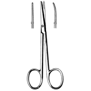 STRABISMUS SCISSORS STR 4.5"